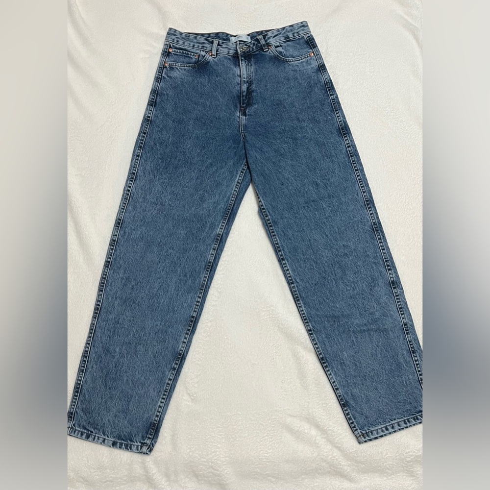 Mango High waist Barrel jeans